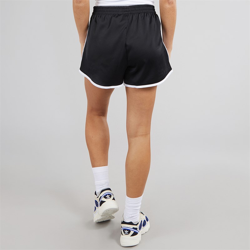 adidas Originals Womens Adicolor 3-Stripes Sprinter Shorts Black