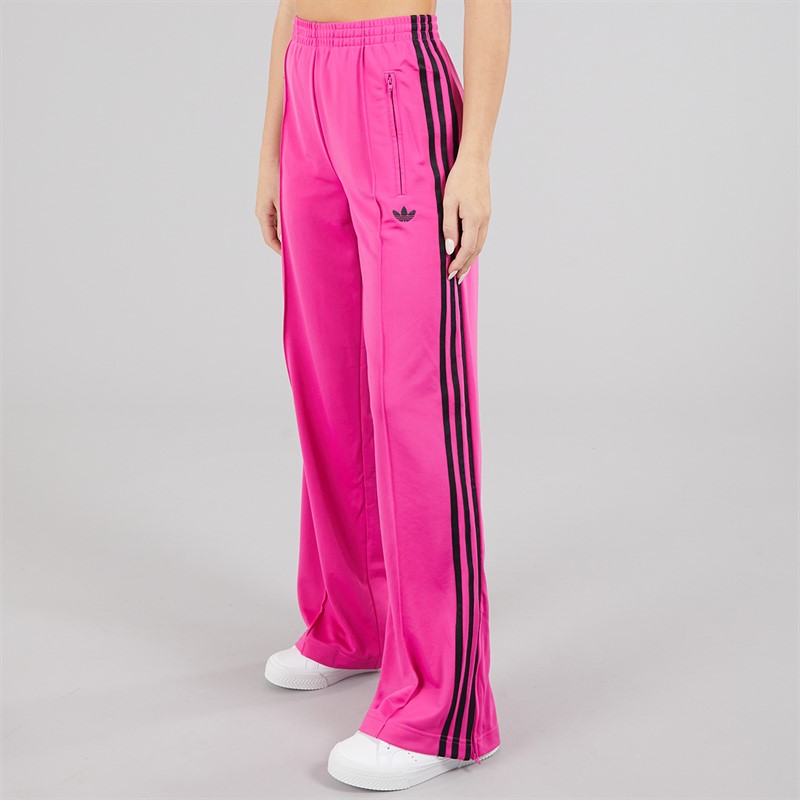 adidas Originals Womens Adicolor Classics Firebird Loose Fit Track Pants Semi Lucid Fuchsia/Black