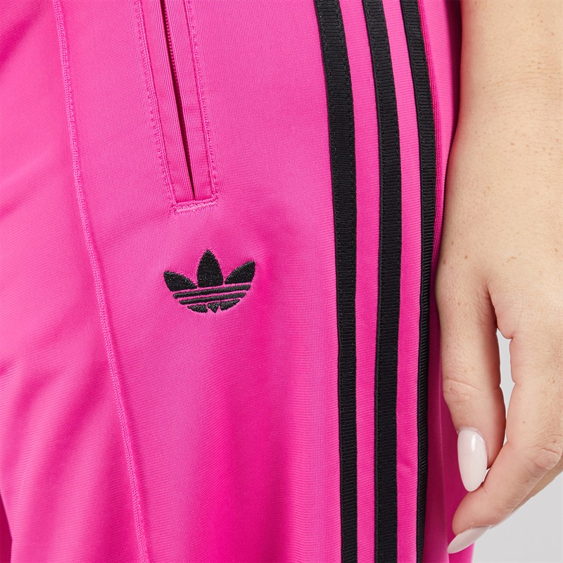 adidas Originals Womens Adicolor Classics Firebird Loose Fit Track Pants Semi Lucid Fuchsia/Black