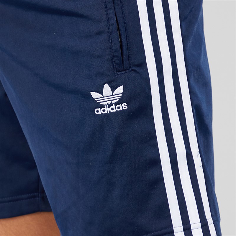 adidas Originals Mens Adicolor Trefoil Firebird Shorts Night Indigo/White