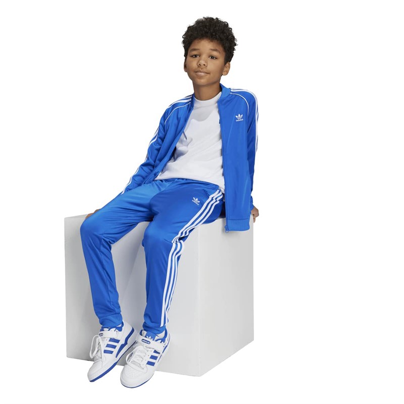 adidas Originals Junior Boys Adicolor Superstar Track Pants Blue