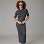 adidas Originals Womens Adicolor Holiday Glitter 3-Stripes Dress Black