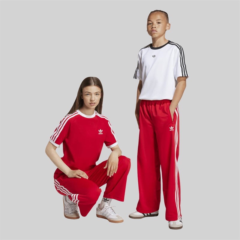 adidas Originals Junior Adicolor Firebird Loose Track Pants Better Scarlet