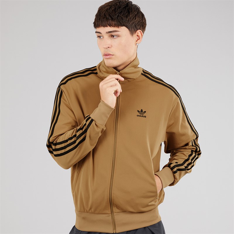 adidas Originals Mens Adicolor Classics Trefoil Firebird Track Top Cardboard