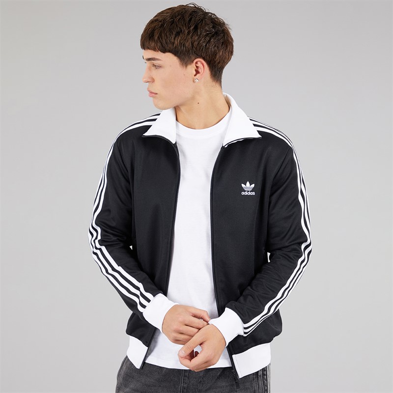 adidas Originals Mens Adicolor Classics Trefoil Track Top Black/White