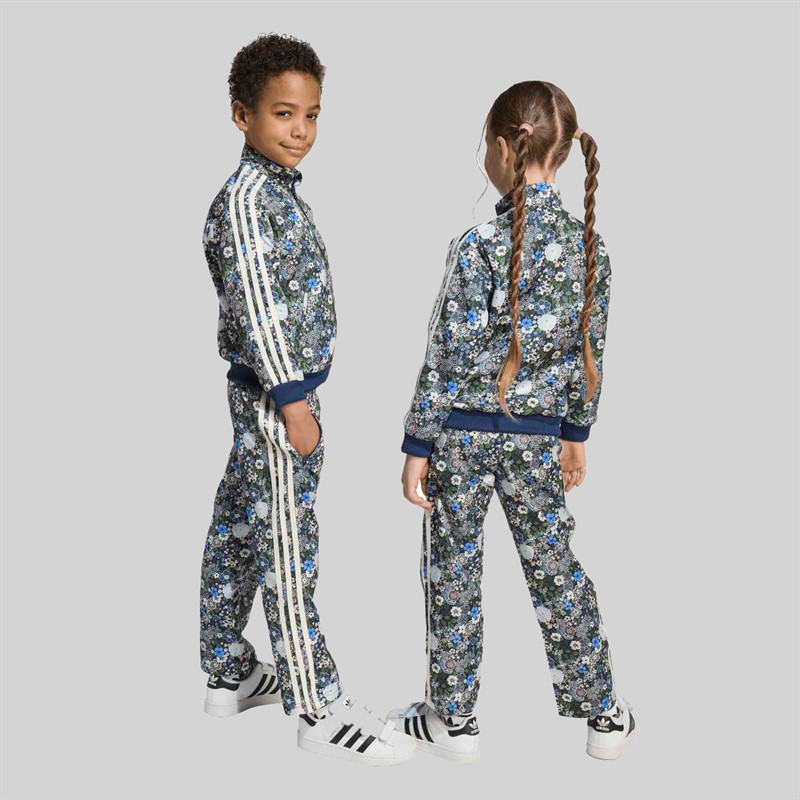 adidas Originals Kids X Liberty London Firebird Tracksuit Night Indigo/Multicolor