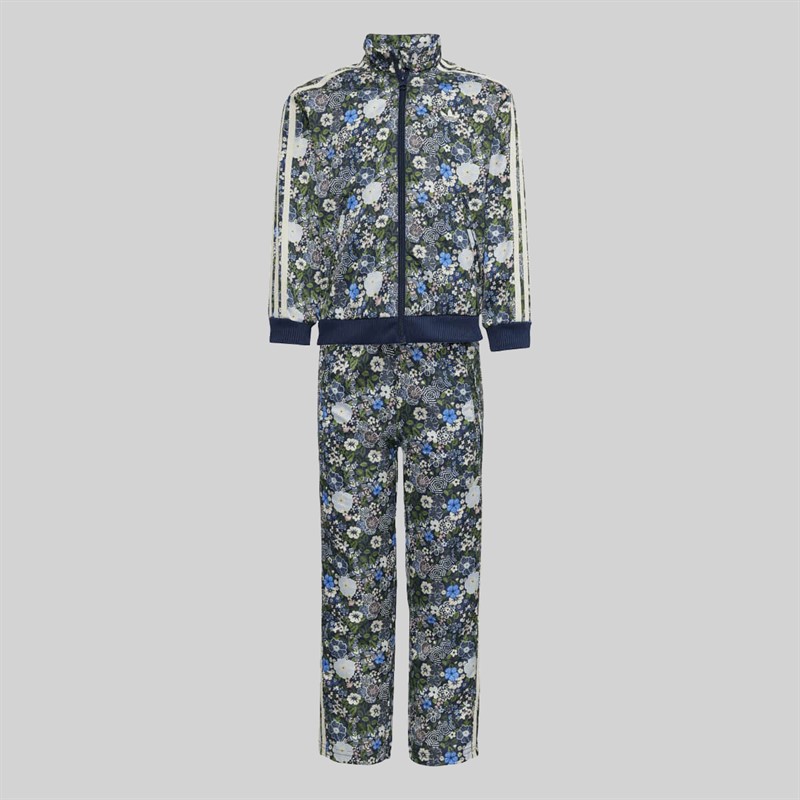 adidas Originals Kids X Liberty London Firebird Tracksuit Night Indigo/Multicolor