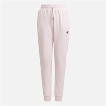 adidas Originals Junior Girls Adicolor Trefoil Logo Joggers Clear Pink/Maroon
