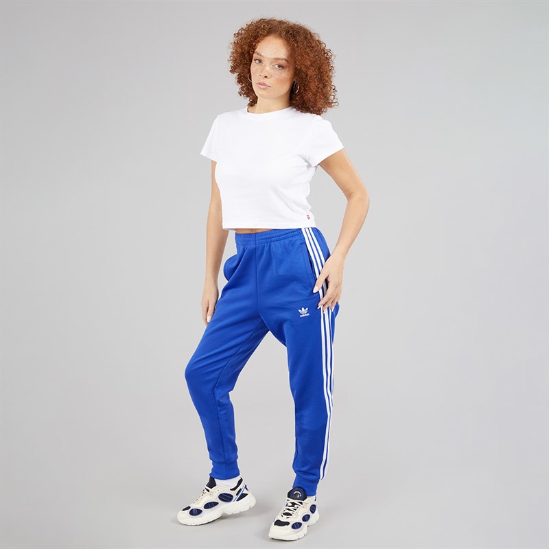 adidas Originals Womens Adicolor Classics Superstar Track Pants Semi Lucid Blue