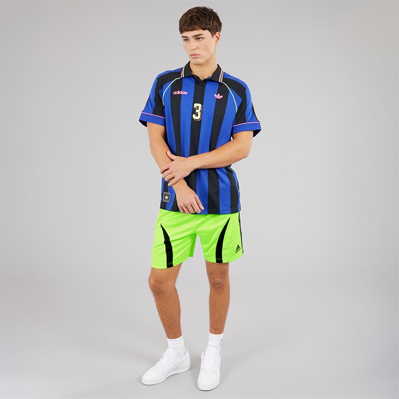 adidas Originals Mens Adicolor Teamgeist Shorts Signal Green/Black