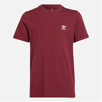 adidas Originals Junior Adicolor Trefoil Logo T-Shirt Maroon/Clear Pink