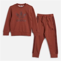 adidas Originals Kids Adicolor Sweatshirt And Joggers Set Pure Ruby