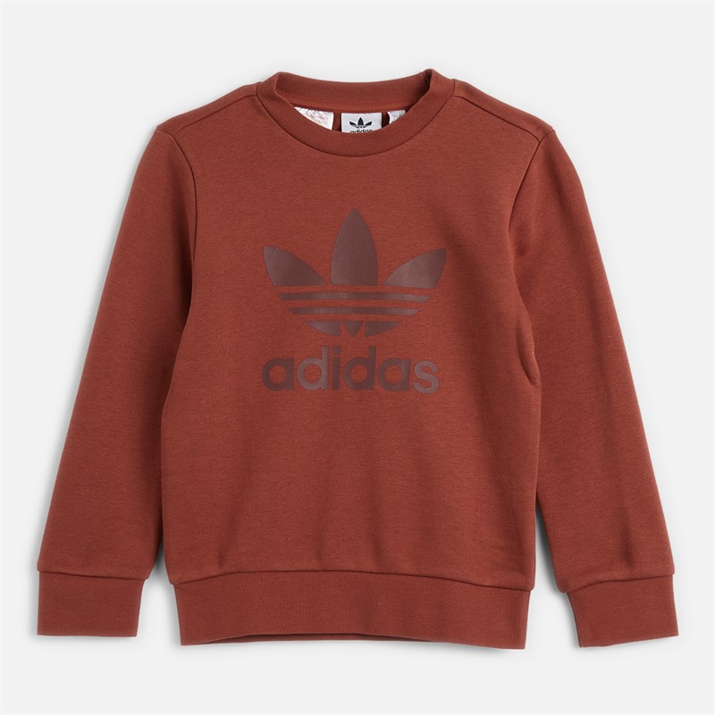 adidas Originals Kids Adicolor Sweatshirt And Joggers Set Pure Ruby