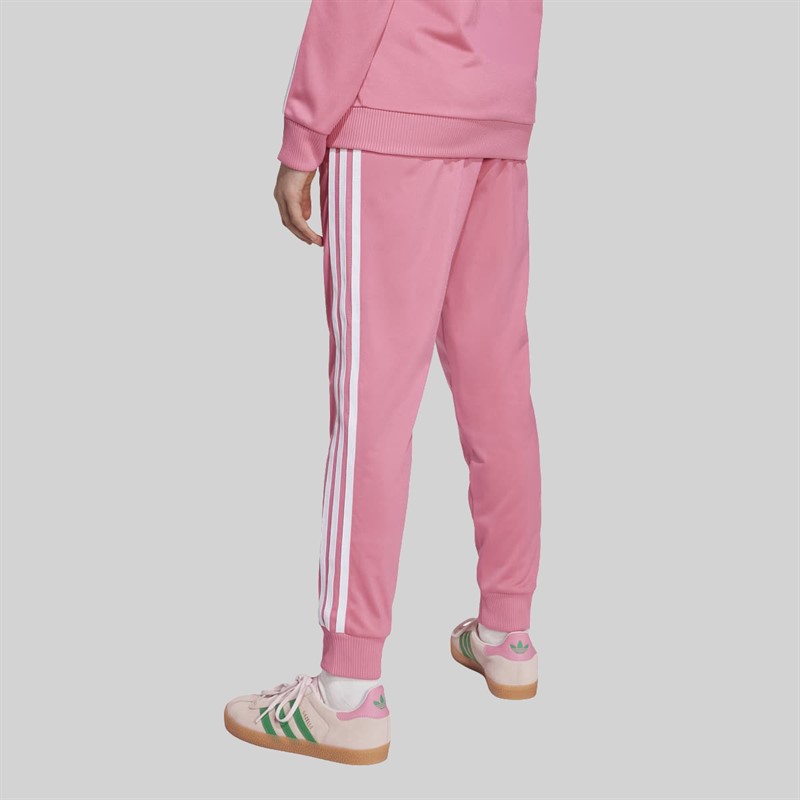 adidas Originals Junior Girls Adicolor Superstar Track Pants Pink Fushion
