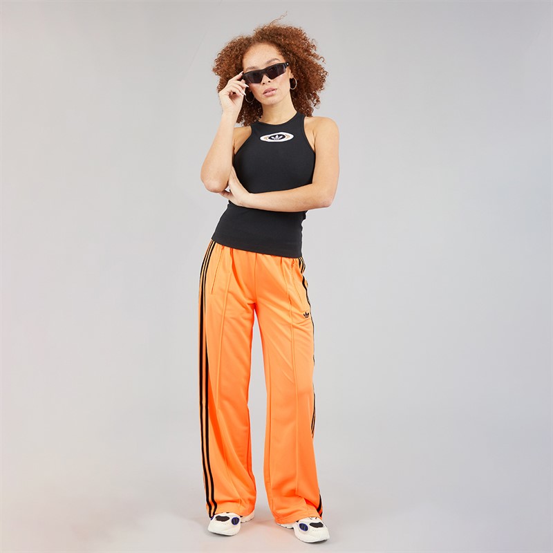 adidas Originals Womens Adicolor Classics Firebird Loose Fit Track Pants Flash Orange/Black
