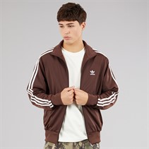 adidas Originals Mens Adicolor Classics Trefoil Firebird Track Top Auburn/Off White