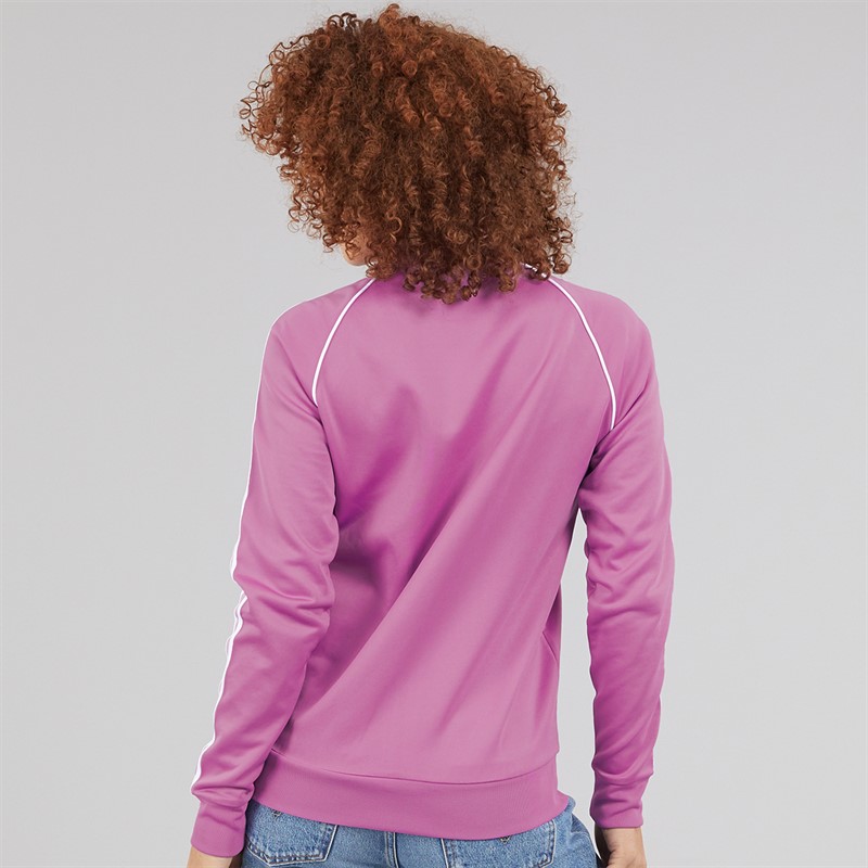 adidas Originals Womens Adicolor Classics Superstar Track Top Preloved Purple