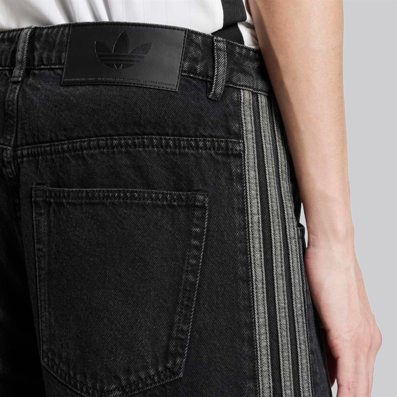 adidas Originals Herren Firebird Adicolor Denim Hose True Black Denim