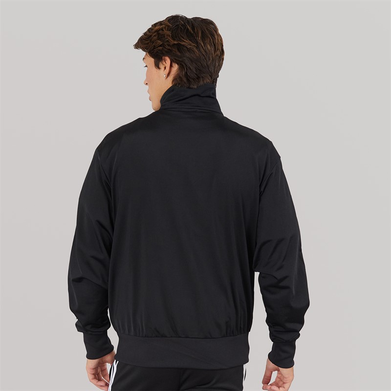adidas Originals Mens Adicolor Trefoil Classics Firebird Track Top Black/White