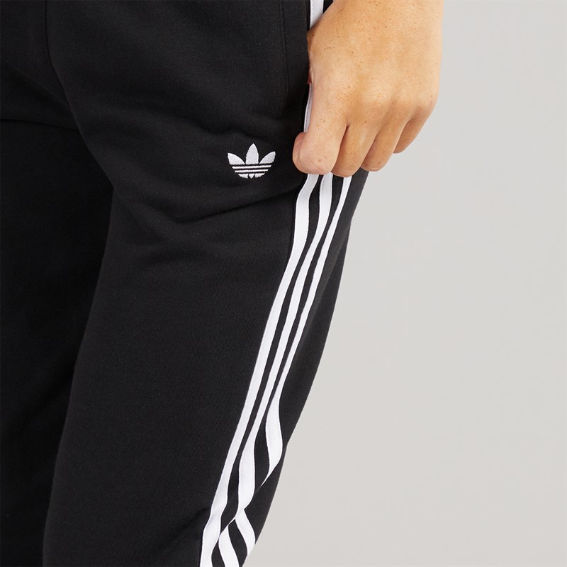 adidas Originals Womens Adicolor 3-Stripes Regular Joggers Black/White