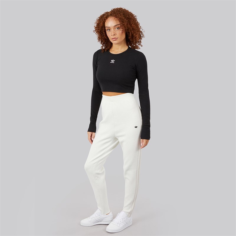 adidas Originals Womens Knitted Track Pants Off White