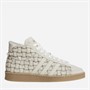 adidas Originals Womens Jabbar High Trainers Off White/Cream White/Shadow Brown