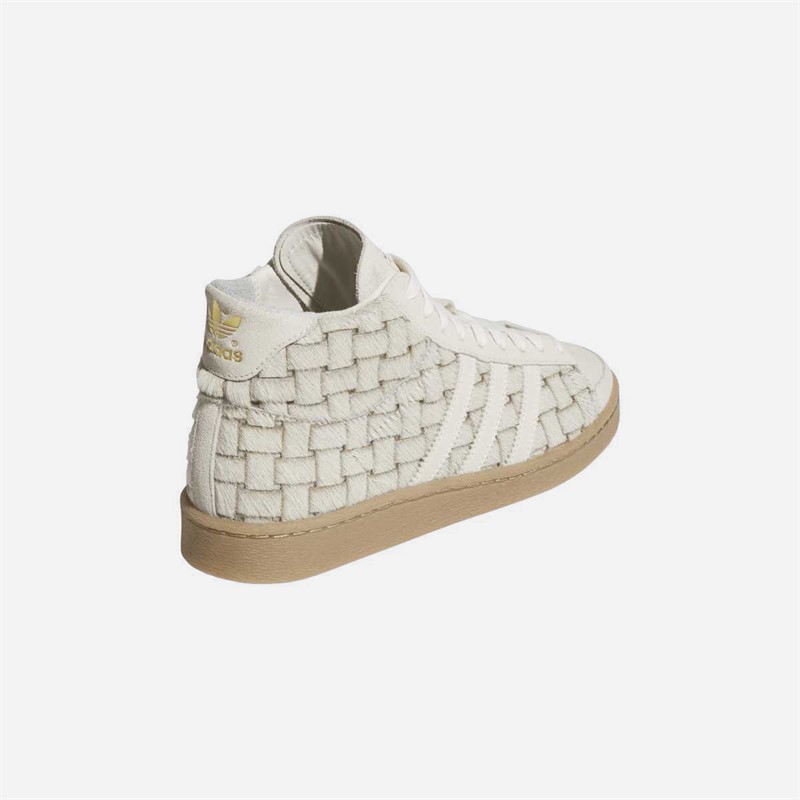 adidas Originals Womens Jabbar High Trainers Off White/Cream White/Shadow Brown