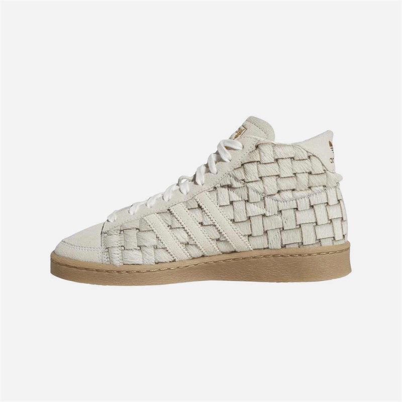 adidas Originals Womens Jabbar High Trainers Off White/Cream White/Shadow Brown