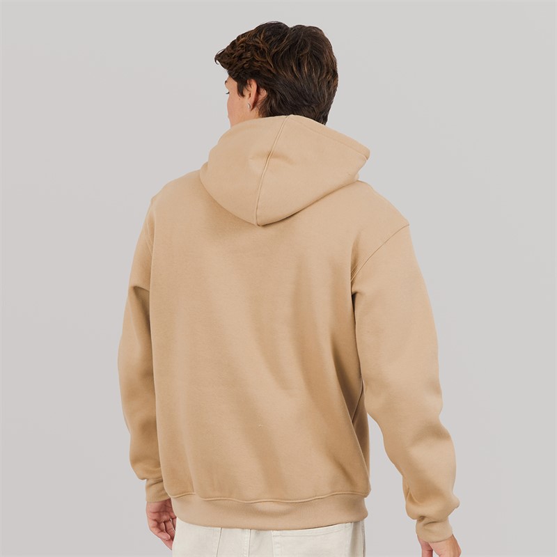 adidas Originals Mens Trefoil Logo Essentials Hoodie Trace Khaki
