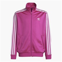 adidas Originals Junior Girls Adicolor Trefoil Firebird Track Top Semi Lucid Fuchsia