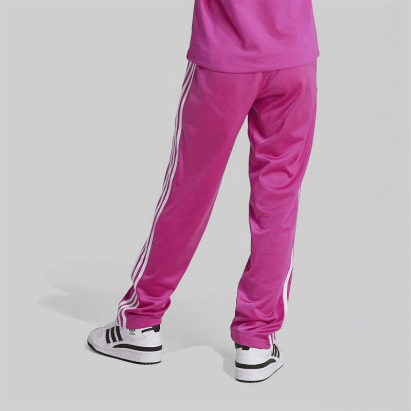 adidas Originals Junior Girls Adicolor Firebird Tracksuit Bottoms Semi Lucid Fuchsia