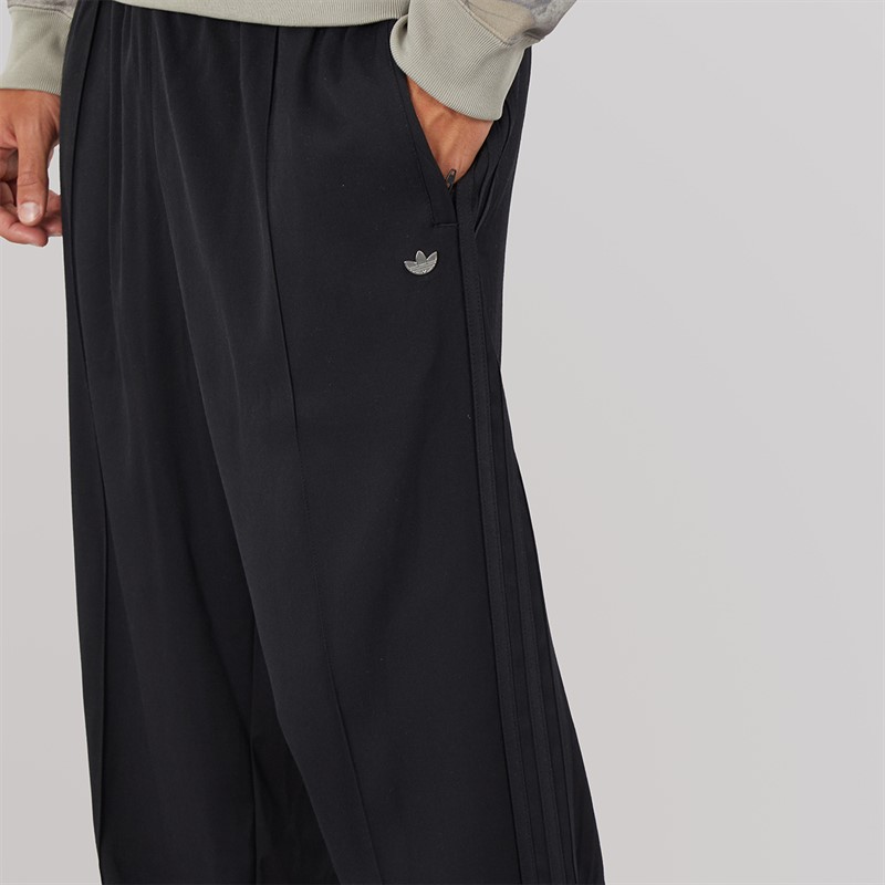 adidas Originals Mens Premium Trefoil Baggy Fit Track Pants Black/Black