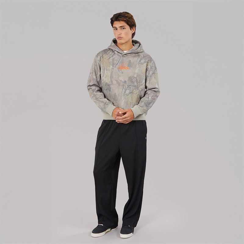 adidas Originals Mens Premium Trefoil Baggy Fit Track Pants Black/Black