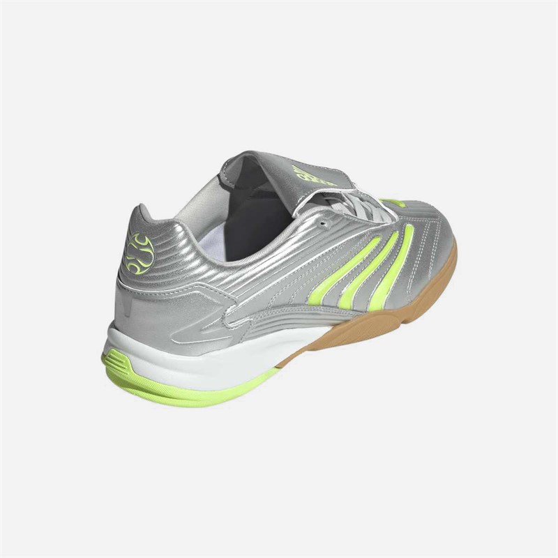 adidas Originals Womens Predator Sala Trainers Silver Metallic/Signal Green/Cloud White