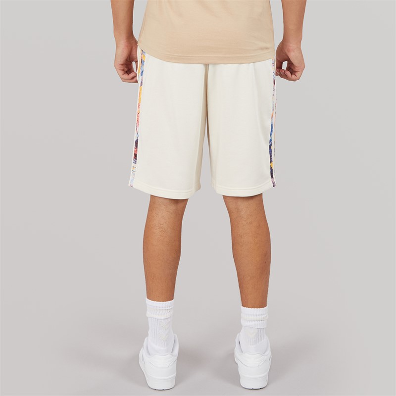 adidas Originals Mens Adicolor 70s Monogram Shorts Wonder White