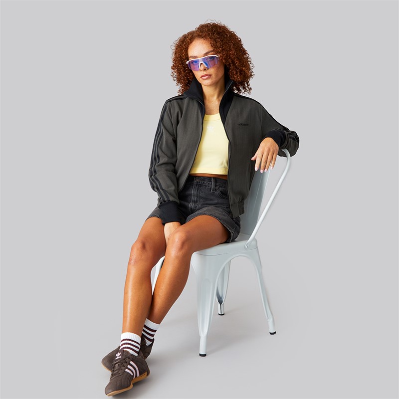 adidas Originals Womens Tailored Track Top Shadow Olive