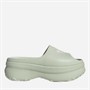 adidas Originals Womens Adifom Stan Slides Linen Green/Wonder White/Wonder White