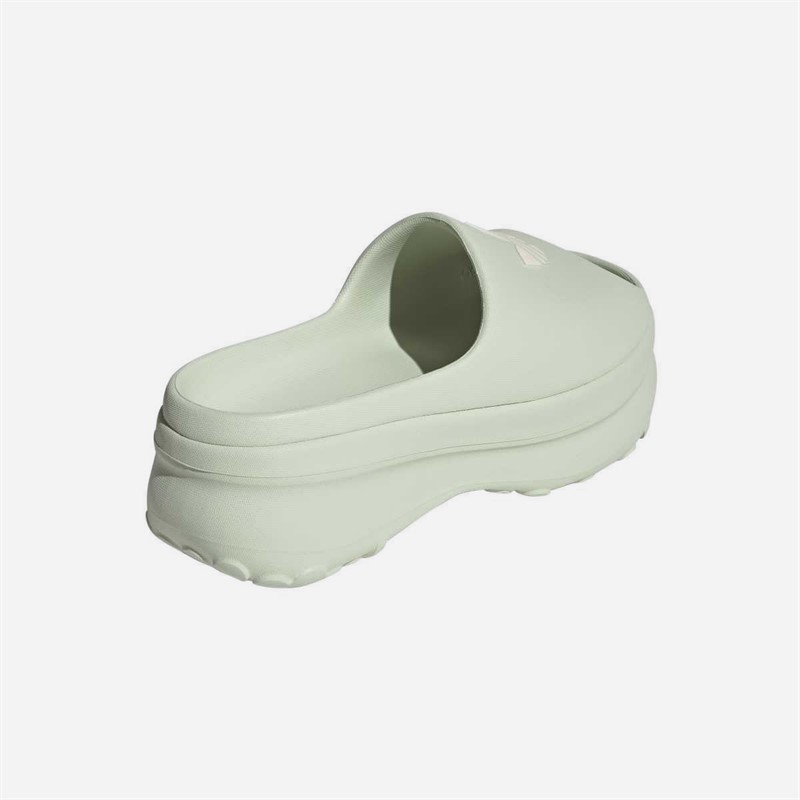 adidas Originals Womens Adifom Stan Slides Linen Green/Wonder White/Wonder White