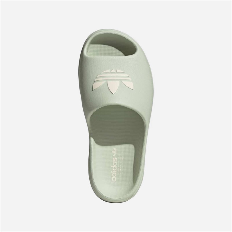adidas Originals Womens Adifom Stan Slides Linen Green/Wonder White/Wonder White