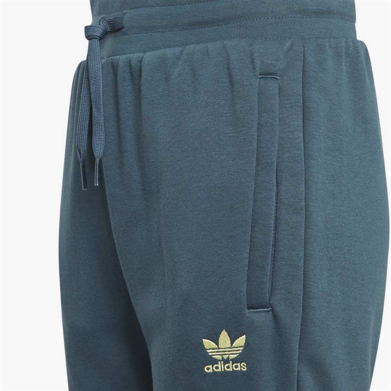 adidas Originals Junior Adicolor Trefoil Joggers Arctic Night/Pulse Yellow