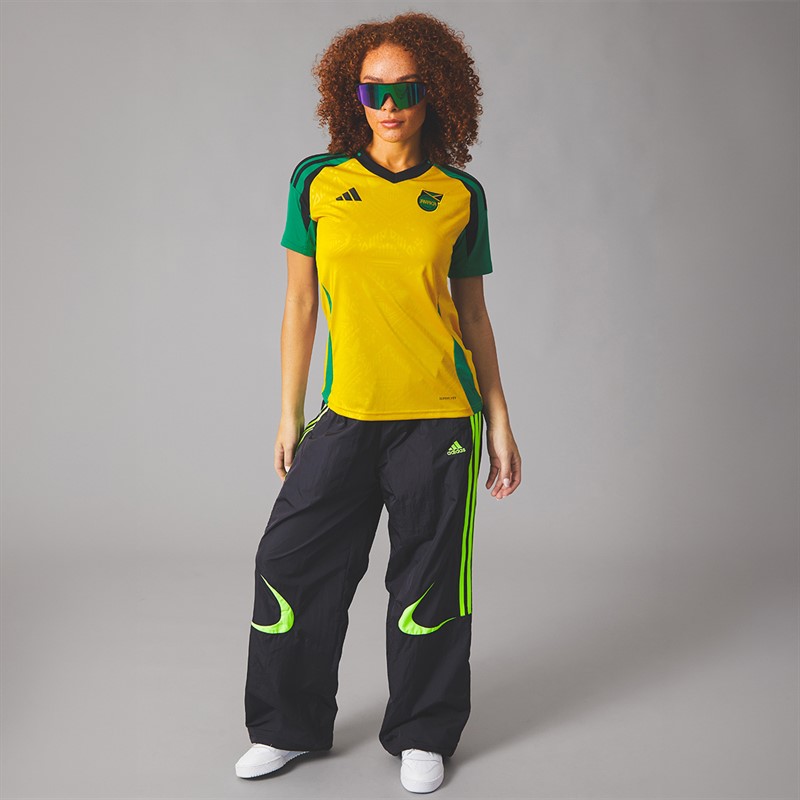 adidas Originals Womens Teamgeist Adicolor Oversized Track Pants Black