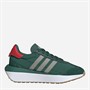 adidas Originals Junior Country XLG Trainers Collegiate Green/Silver Pebble/Bright Red