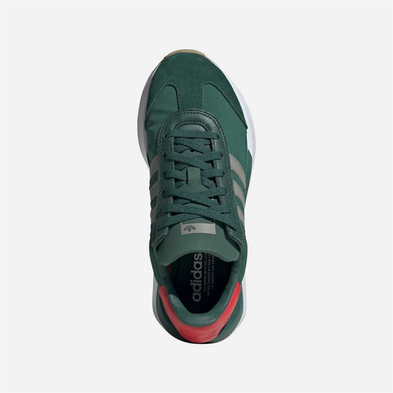 adidas Originals Junior Country XLG Trainers Collegiate Green/Silver Pebble/Bright Red