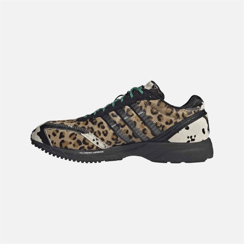 adidas Originals Womens Adizero Adios OG Leopard Trainers Core Black/Core Black/Off White