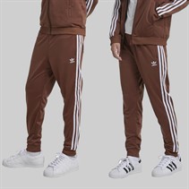 adidas Originals Junior Adicolor Trefoil Superstar Track Pants Preloved Brown