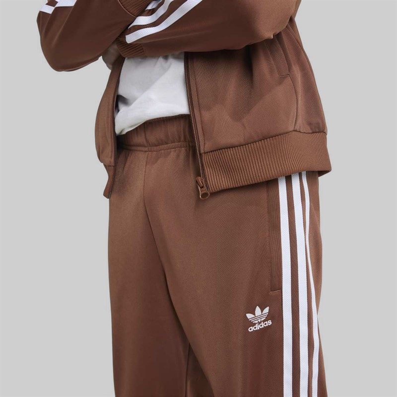 adidas Originals Junior Adicolor Trefoil Superstar Track Pants Preloved Brown