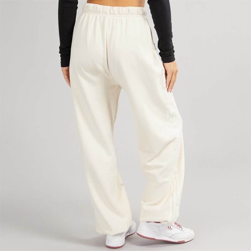 adidas Originals Womens Athletic Department Graphic Loose Fit Joggers Wonder White