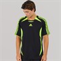 adidas Originals Mens Teamgeist Adicolor T-Shirt Black/Signal Green