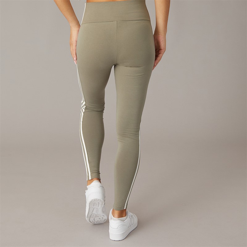 adidas Originals Womens Adicolor 3-Stripes Leggings Clay/Off White