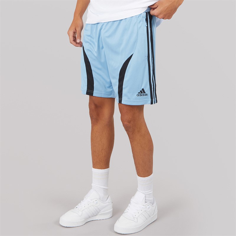 adidas Originals Mens Adicolor Teamgeist Shorts Ash Blue/Black